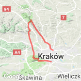 Mapa Czerwonym szlakiem do Kluczwody